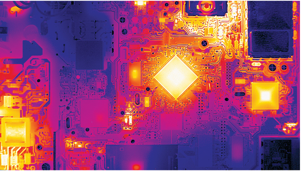 circuit board infrared image