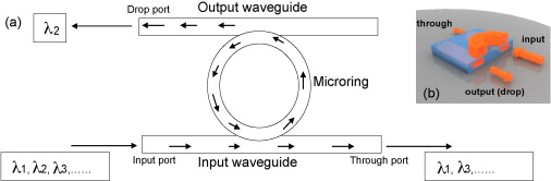 Microring resonators. 