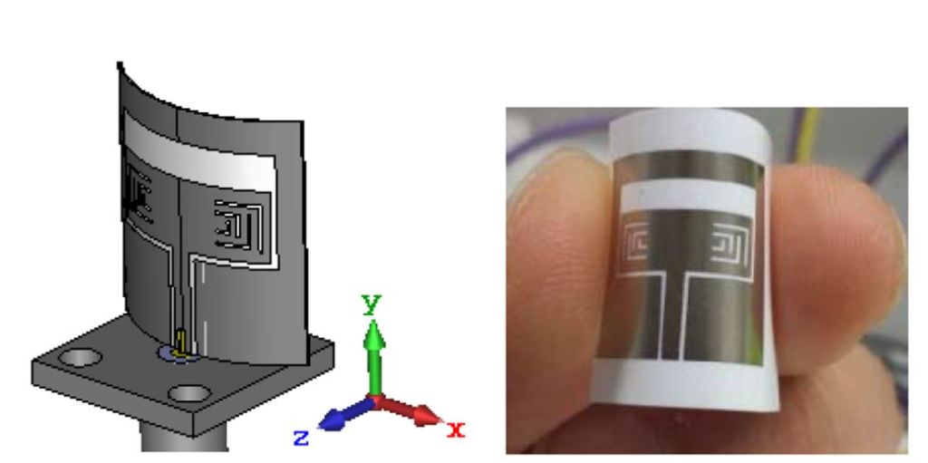 millimeter wave: flxible inkjet-printed antenna on PET film