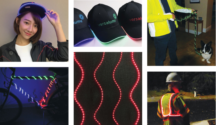 Versalume wearable photonics.