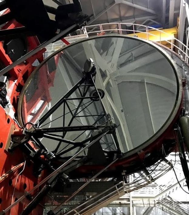 Large Binocular Telescope Mirror, one of many modern day telescopes