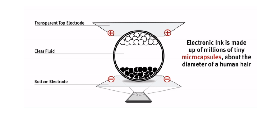 Two Pigment Ink System of E Ink