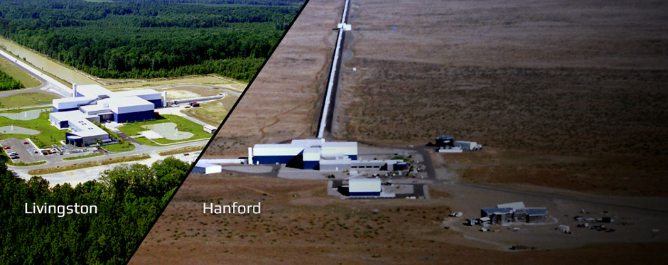 LIGO labs located at two different locations