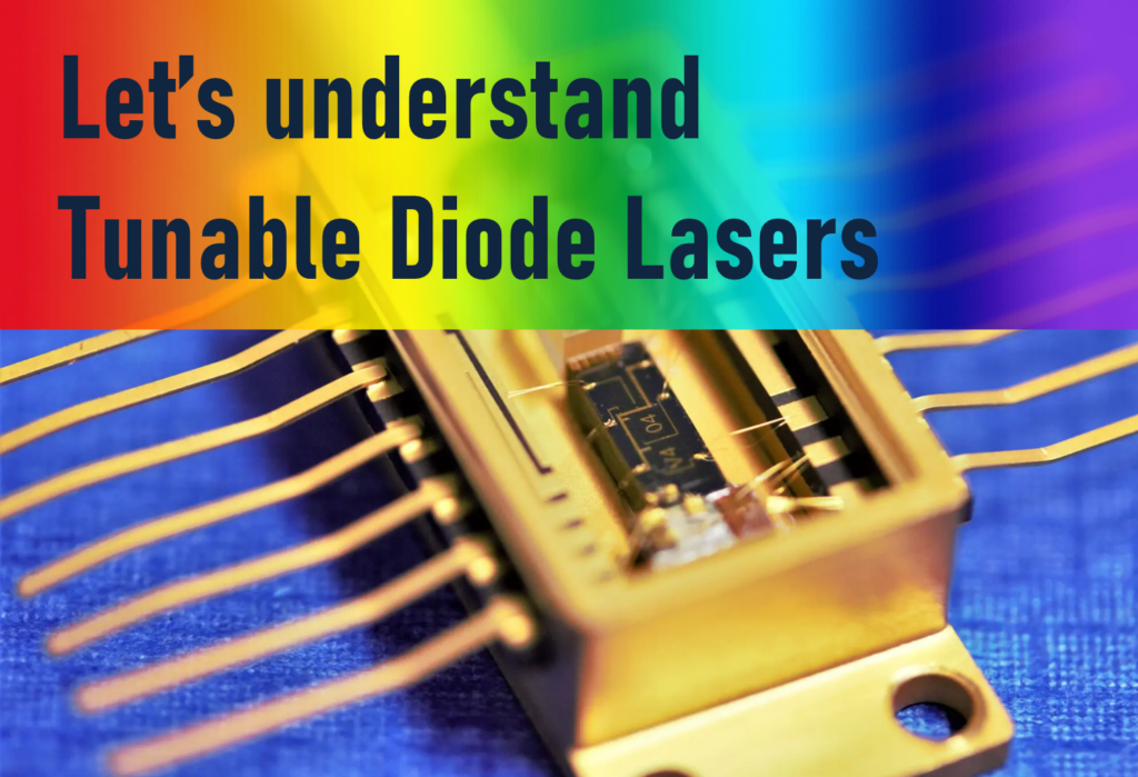 Cutaway model of a tunable diode laser revealing internal mechanisms for educational insight.