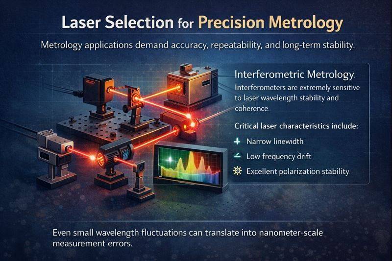 Choosing the right laser for metrology