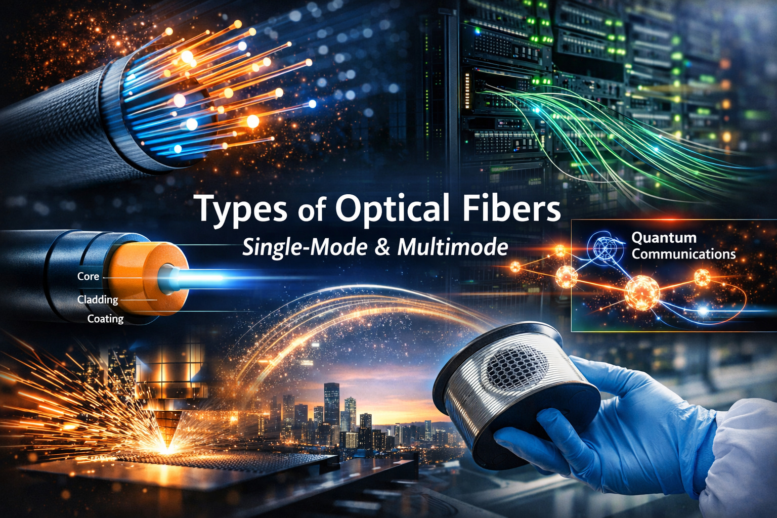 Types of optical fibers and future trends