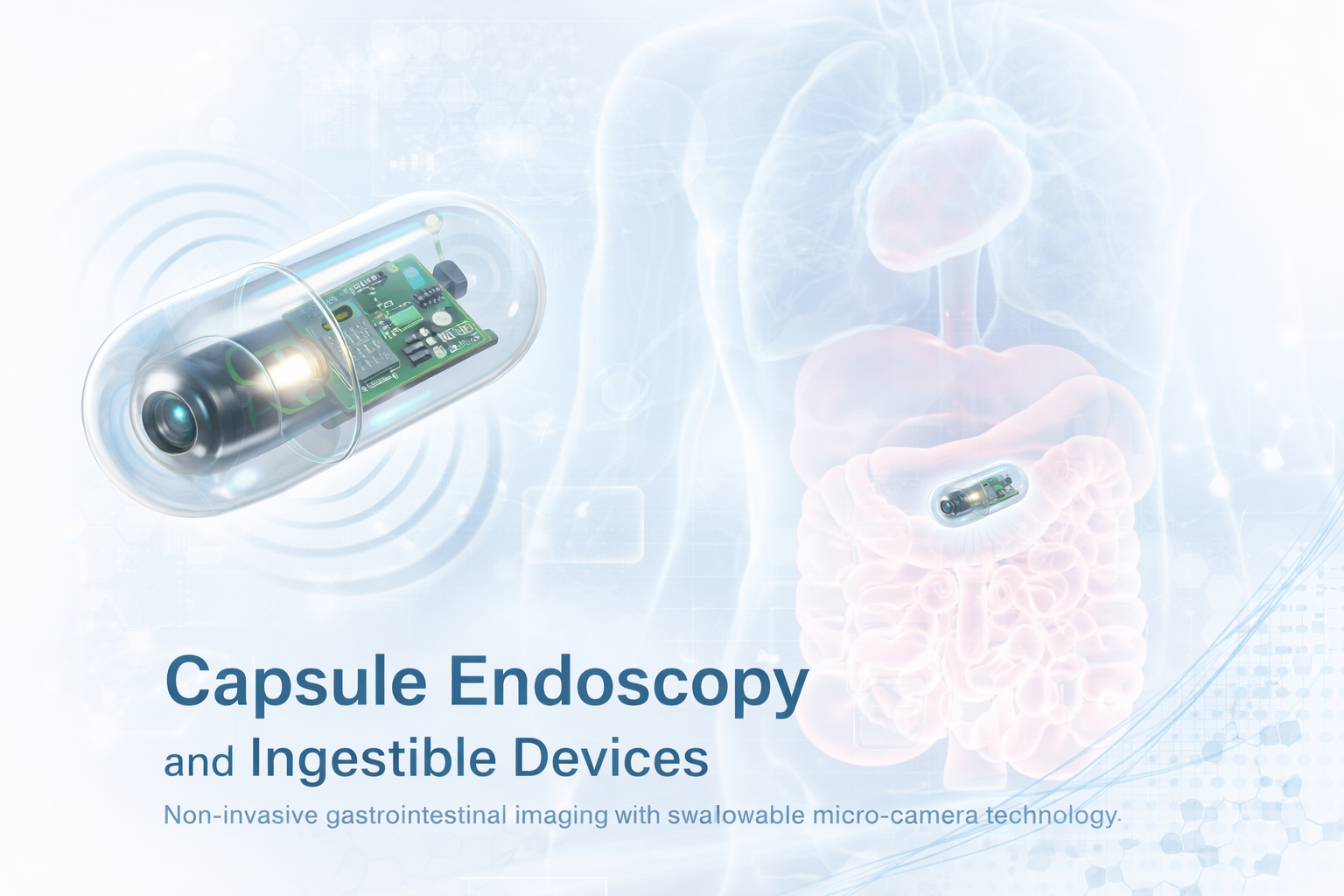 Capsule endoscopy and digestive imaging
