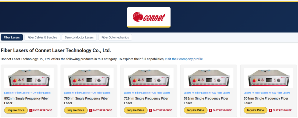 Connet Laser fast response vendor