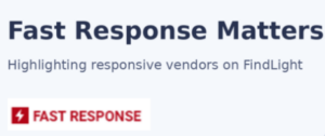 FindLight Launches Fast Response Badge to Highlight Responsive Photonics Vendors