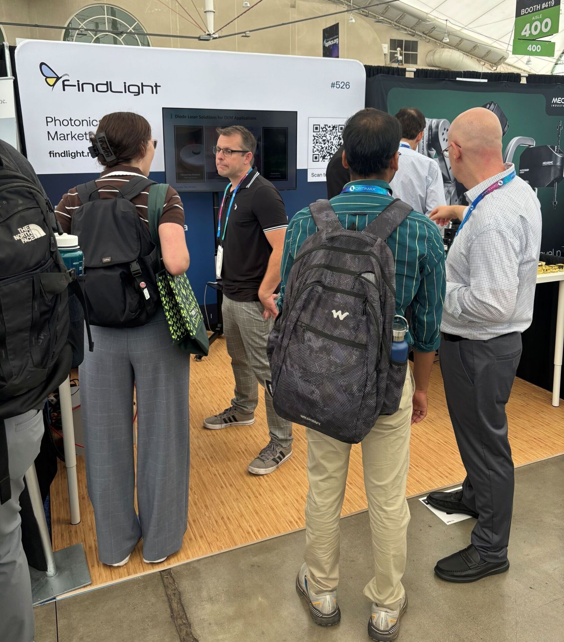 FindLight booth at SPIE OP 2026