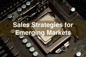 Sales Strategies for Emerging Markets