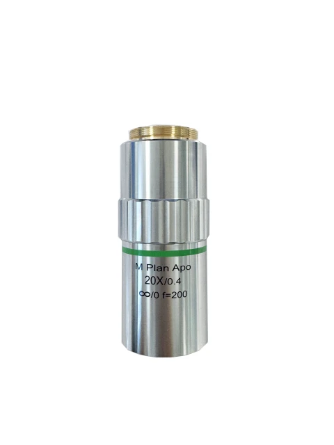 Long Working Distance Objective Lens 20x Working Distance 22mm, VIS and NIR