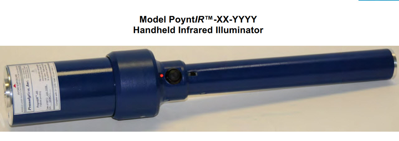 Model Poynt/R - Handheld Infrared Illuminator