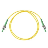 1260 – 1625nm Single Mode Patch Cord, FC/APC, 3.0mm Yellow Jacket