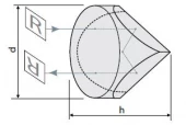 14CCR-1-1 - Corner Cube Retroreflector Prisms