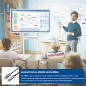 15m Fiber Optical USB3.2 AM to USB-C Active Optical Cable for CCTV and Video Conference Cam photo 3