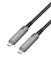 15m USB3.2 Gen2 type-C Fiber Active Optical Cable 8K Video 10G Data PD60W