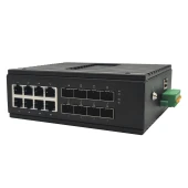 16 port Layer 3 Managed 10G SFP+ Industrial Din Network Switch photo 2