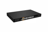24 Port 2.5G Ethernet PoE 10G SFP+ Commercial Rack Managed Switch for WIFI 5 WIFI 6 photo 2