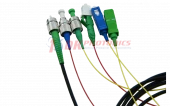 375nm Single Mode Fiber Optical Patch Cord