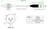 Thumbnail of 520nm 10mW FP Pigtail Laser Diode photo 2