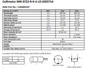 Collimator IMK-0722-R-K-U-LD-650571A