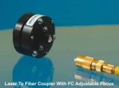 Adjustable Focus Laser to Fiber Coupler