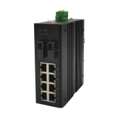 Hardened Unmanaged Gigabit Network 8 Port DIN PoE Switch photo 3