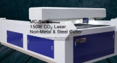 MC-Series 150W CO2 Flatbed Laser Steel Cutter