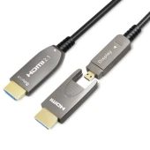 OEM Factory Wholesale Detachable 8K HDMI 2.1 AOC-Active Optical Cable-Armored-8K@60Hz 48Gbps photo 2
