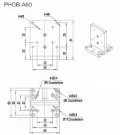 Right Bracket for Manual Stages