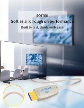 Super Slim 8K HDMI 2.1 Fiber Active Optical Cable-AM to AM-48Gbps photo 4