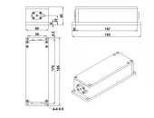 UV Acousto-optic Q-switched DPSS Laser FPYL-355-XXXT-Q-AO