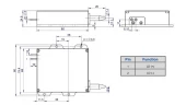 Wavelength Stabilized Fiber-coupled Laser Diode - FBLD-976-130W-FC105-0.15-VBG-2Pin