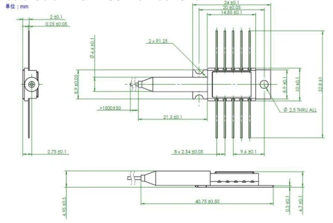 1064nm 300mW Butterfly Laser Diode photo 1