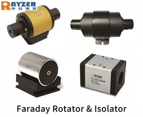 1064nm High Power Free Space 3mm Faraday Optical Rotator CSRAYZER_HFR-3-1064-HP-44x40-SD photo 1