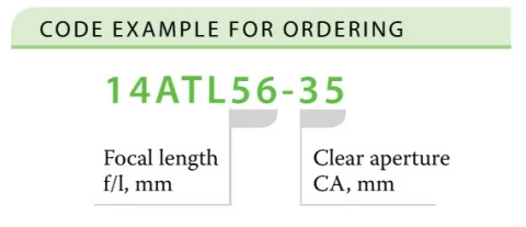 14ATL56-35 Mounted Achromatic Triplet Lens photo 2