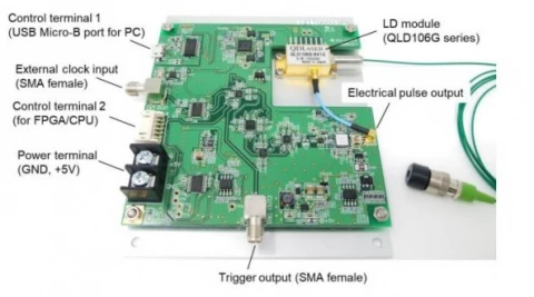 15-ps pulsed seed laser with driver board  photo 1