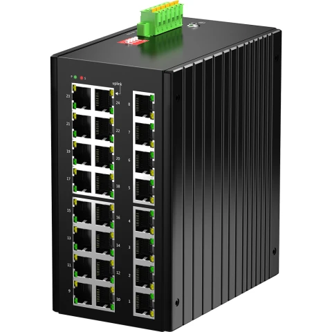 16 port Gigabit Industrial Din Rail Unmanaged Ethernet Switch photo 4