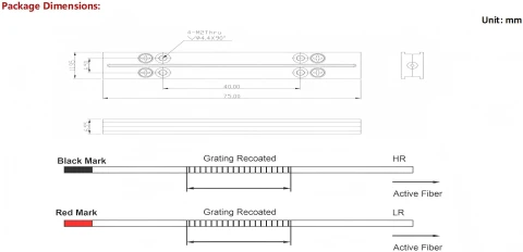 2.0um High Power Chirped FBG photo 2