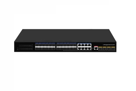 24 port 10G SFP+ Commercial Core Rack Managed Switch with 8*Gigabit SFP/RJ45 Combo photo 1