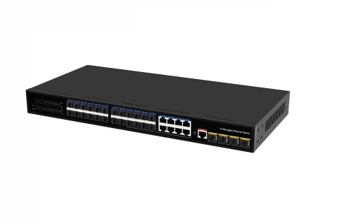 24 port 10G SFP+ Commercial Core Rack Managed Switch with 8*Gigabit SFP/RJ45 Combo photo 3