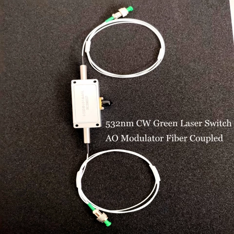 532nm CW Green Laser Switch AO Modulator Free Space photo 2