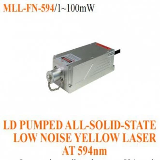 594 nm Low Noise Orange Solid State Laser photo 1