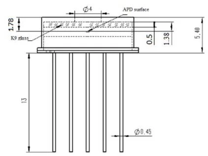 80um InGaAs APD Preamplifier Module photo 2