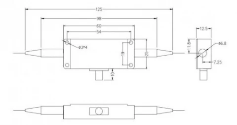 Acousto-Optic Modulator 1064nm 120MHz photo 2