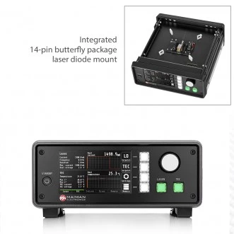 Benchtop Laser Diode 1.5A/TEC Controller for Butterfly LD 14 pin Pinout Type 1/ Type 2 Model: MBL1500A v0.0 photo 1