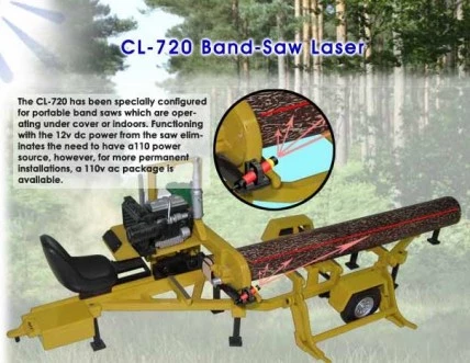 CL-720 Portable Band Saw Laser photo 1
