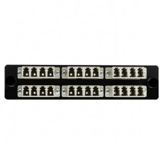 Fiber Adapter Panel Preloaded With 6 Quad LC MM photo 1