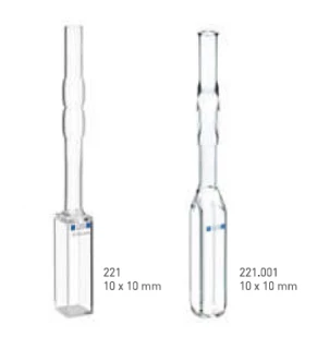 Fluorescence Cells With Tubes Quartz/Duran 221-QS photo 1